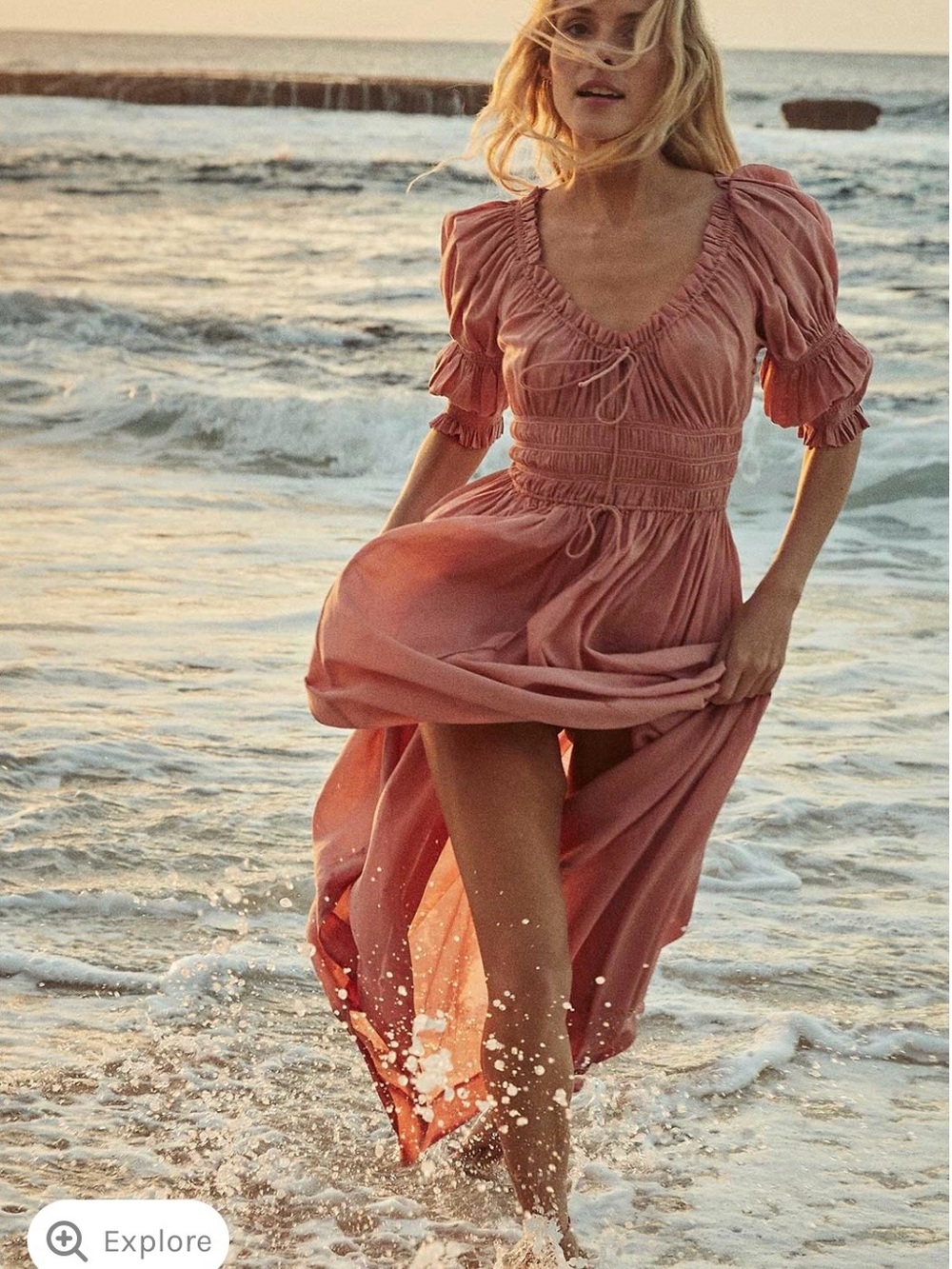 Doen Ischia Dress in Petal - Picture 2 of 16